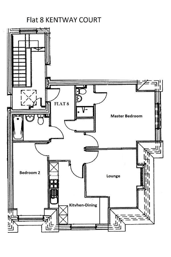 2 Bedroom 2 Bathroom Apartment 8 Including Free Parking Bromley Buitenkant foto